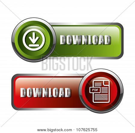 Download icon button