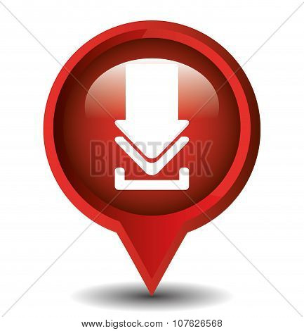 Download icon button