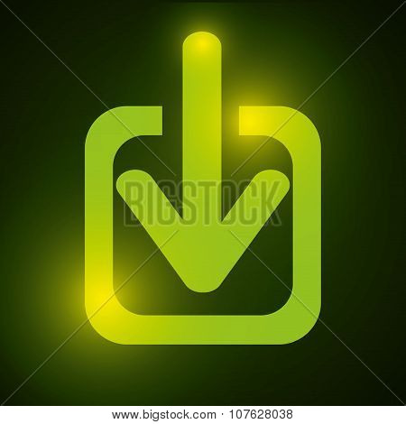 Download icon button