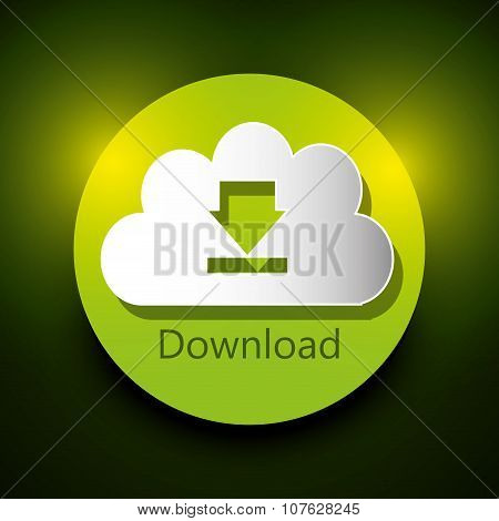 Download icon button