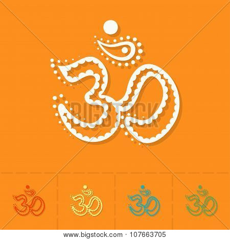 Diwali. Indian Festival Icon