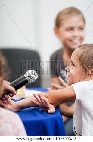 Child Being Interviewed