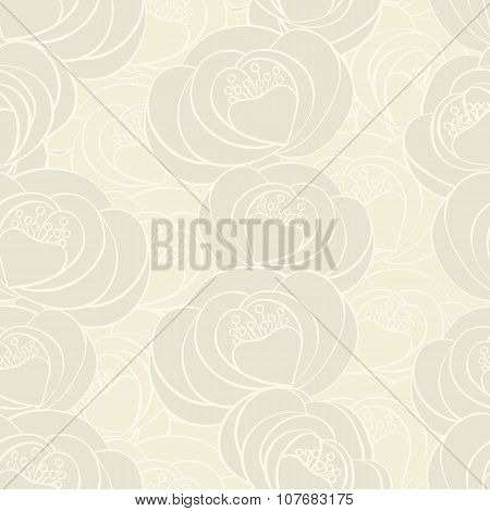 vector floral seamless pattern in rertro style