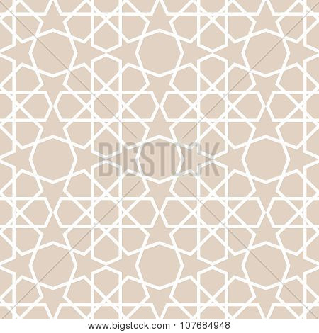 Arabic pattern. Seamless vector background.