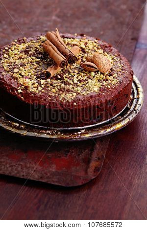 homemade chocolate cake - sweet food