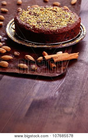 homemade chocolate cake - sweet food