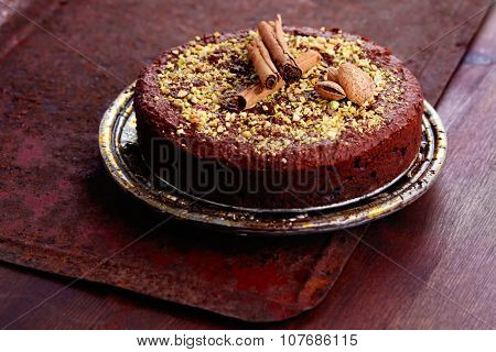 homemade chocolate cake - sweet food