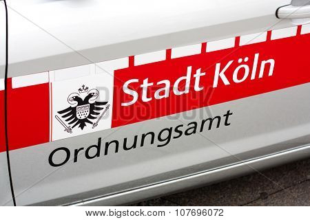 COLOGNE, GERMANY - NOVEMBER 2015: City of cologne public order office