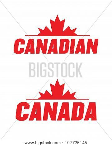 Vector Canadian Icon Set
