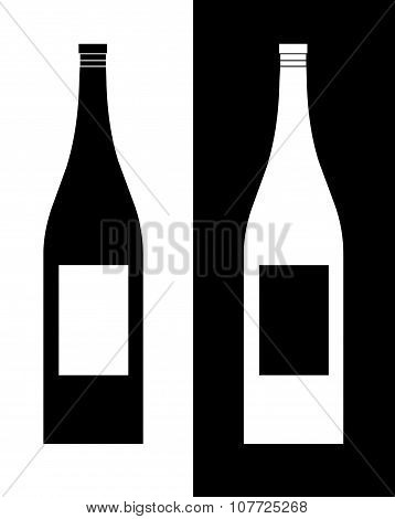 Vector Wine Bottles