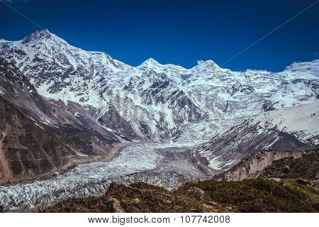 Massive glacier