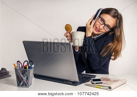 Hard Work In Office