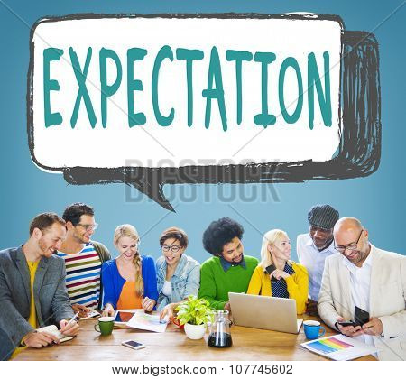 Expectation Assumption Anticipate Corporate Expecting Concept