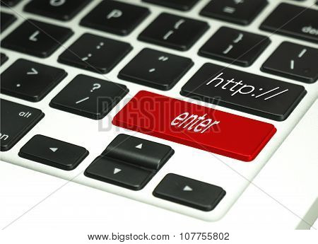 Adult Only Button on White Computer Keyboard.