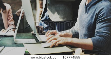 Business Team Meeting Brainstorming Working Concept