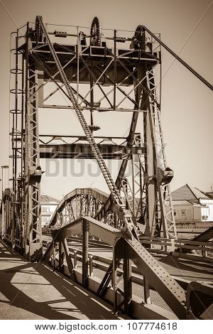 Bridge Over Sado River. Alcacer Do Sal, Portugal