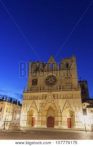 Lyon Cathedral In France