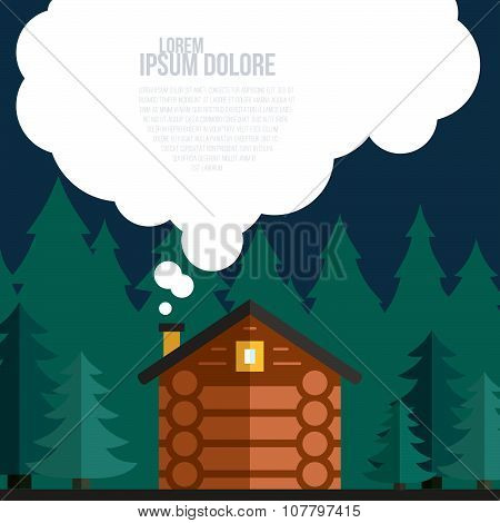 Wooden House Building