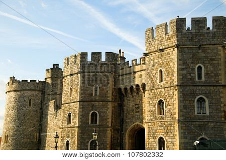 Windsor Castle, tower, turret, gateway, Henry, Windsor, castle, Berkshire, palace, Queen Elizabeth,