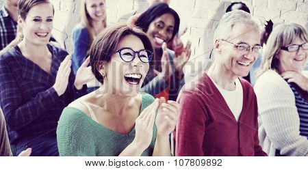 Audience Applaud Clapping Happine?s Appreciation Training Concept