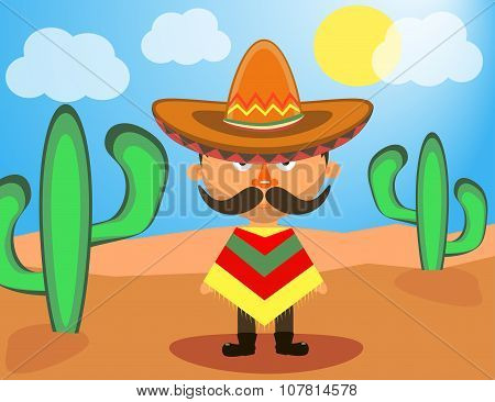 Mexican In A Sombrero