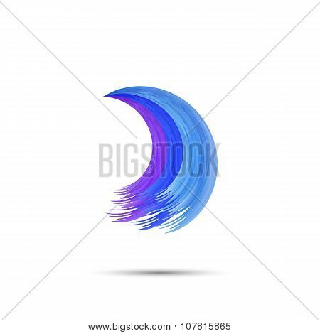 Logo template Three waves