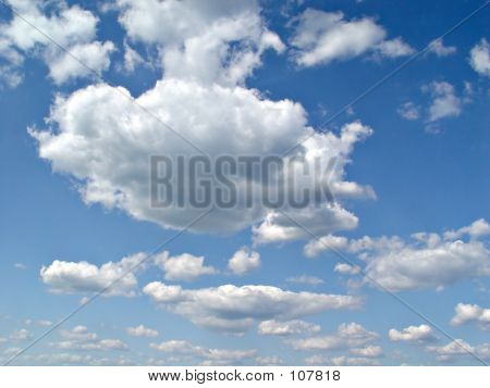 Sommer himmel og skyer