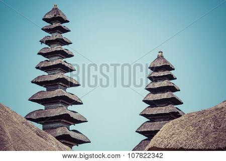 Pura Taman Ayun Near Mengwi, Bali, Indonesia.