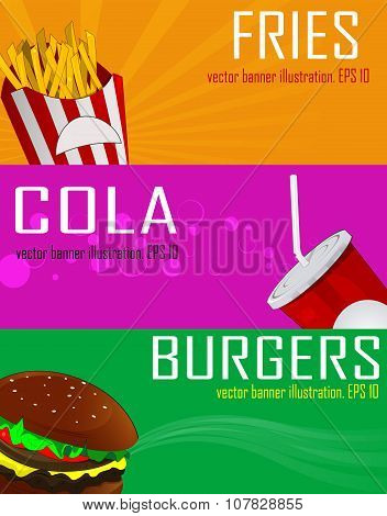Fast Food Vector Illustration