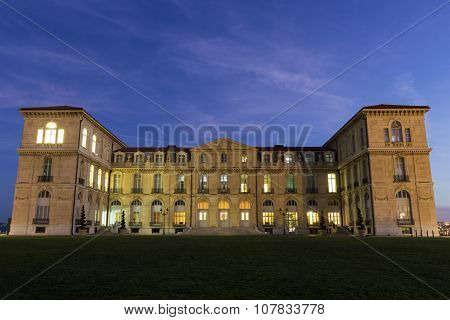 Palace Of Pharo In Marseilles In France