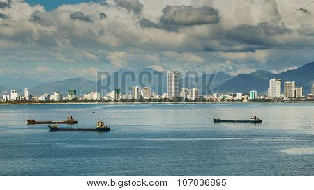 Nha Trang City, Viewed From Vinpearl's Cable Car
