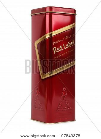 Johnny Walker Red Label Tin