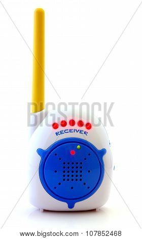 Babyphone isolated on white closeup