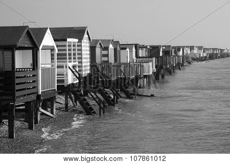 Beach Huts, Thorpe Bay, Essex, England