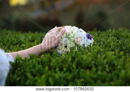 Wedding Bouquet Outdoor