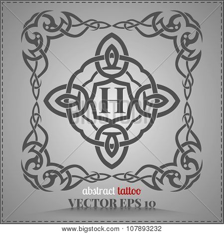 Celtic pattern, personalized, abstract collection tattoo element for   your creativity