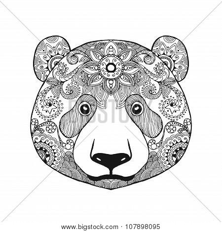 Cute Panda Bear Vector Photo Free Trial
