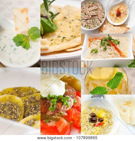 Middle East Food Collage