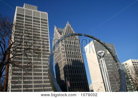 Budovy v Detroitu