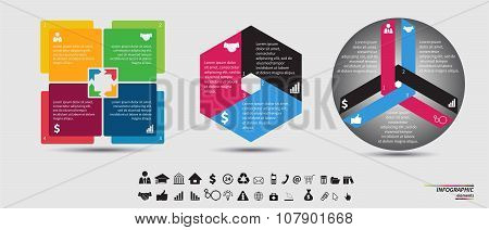 Vector Template for cycle diagram, graph, presentation and round chart
