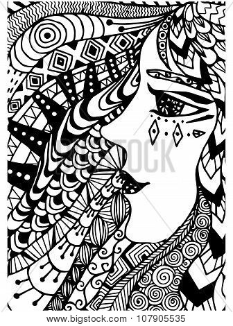 Woman Coloring Page