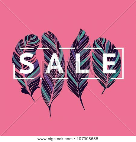 Feathers Sale Banner