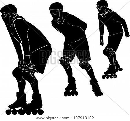 Roller Skating Vector & Photo (Free Trial) | Bigstock