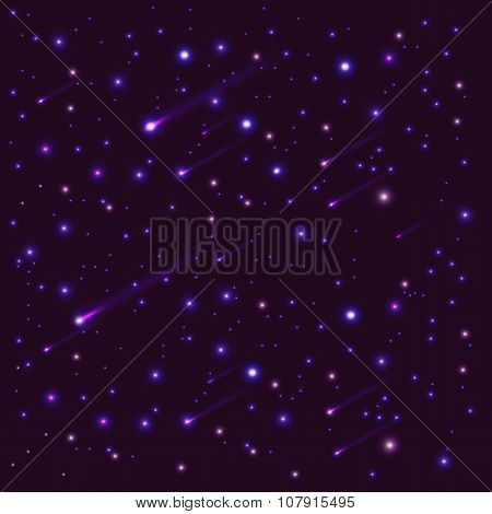 dark background with stars, a scattering of stars