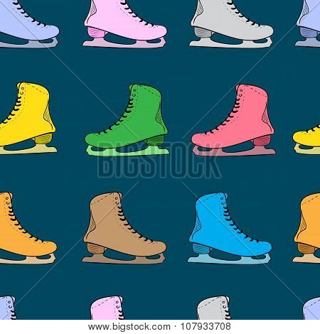 Seamless color skates