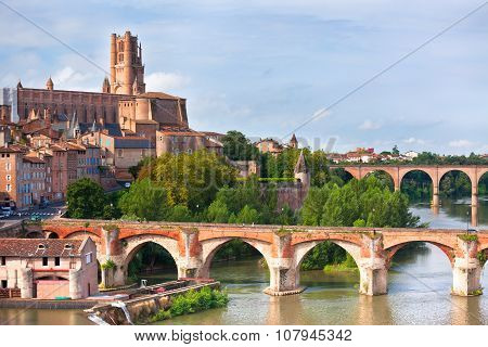 View Of The Albi, France