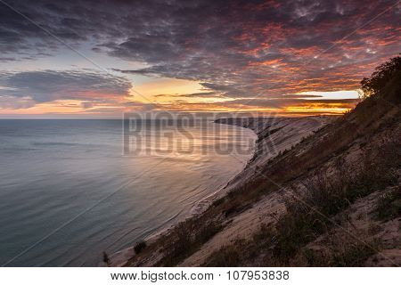 Sunrise At Grand Sable Dunes - Grand Marais, Michigan