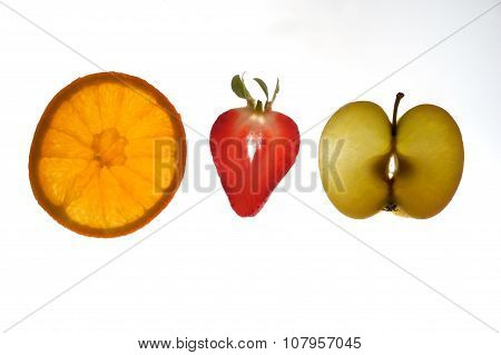 Sectioned fruit