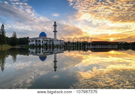 Sunrise At Uniten Mosque