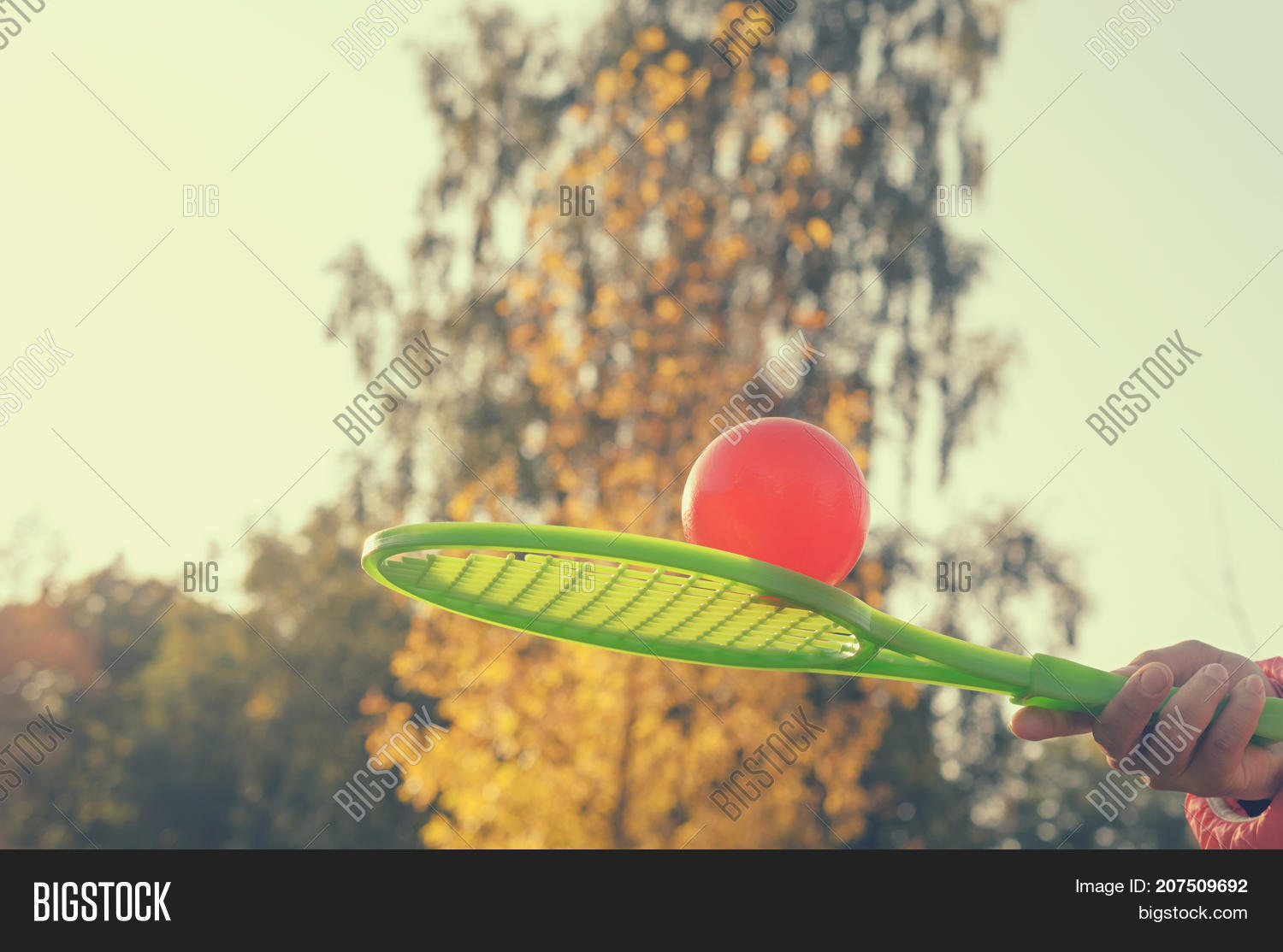 Tennis Racket His Hand Image & Photo (Free Trial) Bigstock